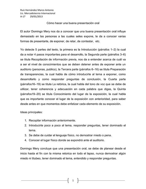 Cómo hacer una buena presentación oral PDF