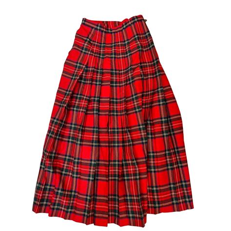 Kiltmaker Hector Russell Red Black Skirt Kilt Women S Gem