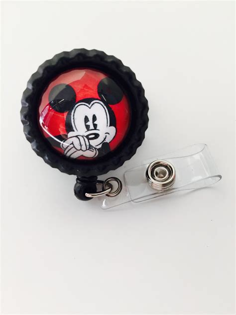 Mickey Retractable ID Badge Holder Lanyards Badge