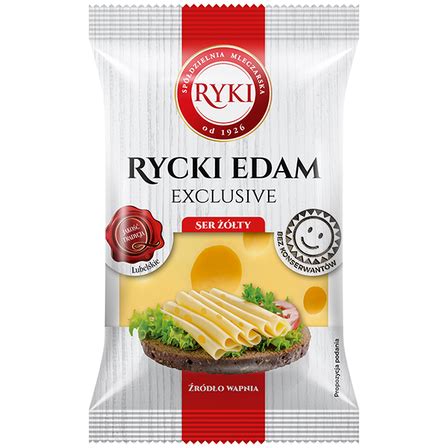 RYKI Ser żółty Rycki Edam Exclusive w kostce