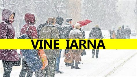 Iarna vine mai devreme în România Vortexul polar va aduce ninsori