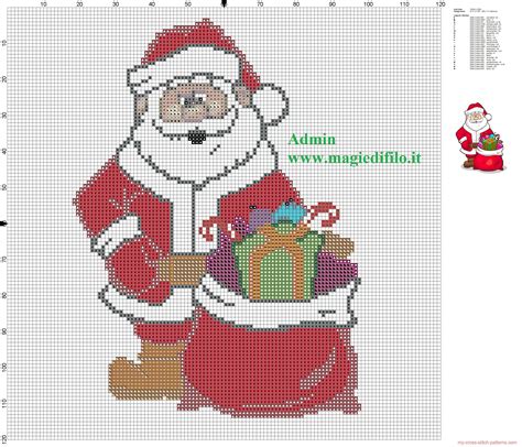 Santa Claus Cross Stitch Patterns Free | Printable Templates Free