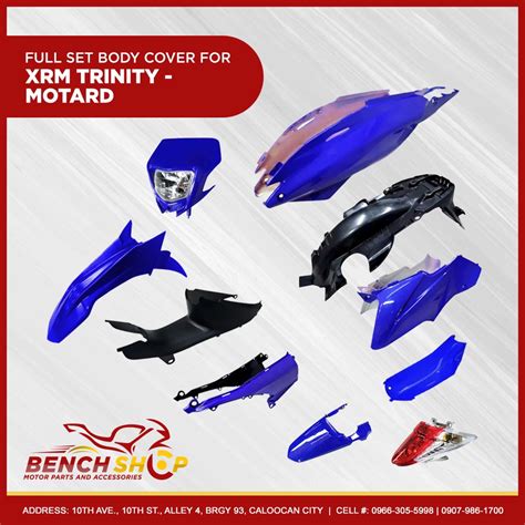 Xrm 125 Trinity Motard Full Set Fairings Lazada PH