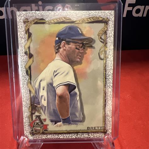 2023 Topps Allen Ginter George Brett SP Foil Filigree Parallel 373