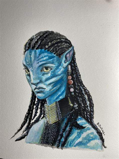 Artstation Fanart Neteyam 🌿💙 Avatar 2 The Way Of Water 🌊