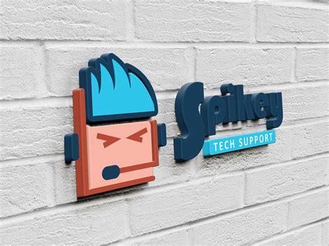 Spikey Tech Support Logo Design by Raj Kumar on Dribbble