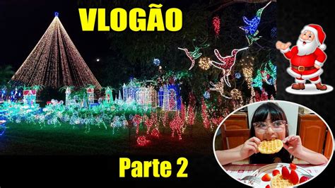 VLOGÃO PARTE 2 Luzes de Natal e Experimentando Waffles Lalá Tuzaki