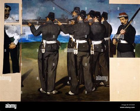 La Peinture Intitul E L Ex Cution De Maximilien Par Douard Manet