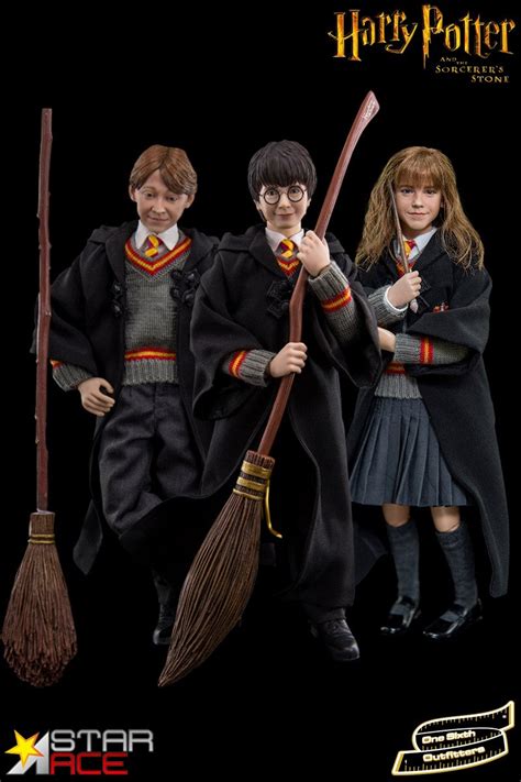 1 6 Scale Harry Potter First Year Trio Set Figures By Star Ace Toys