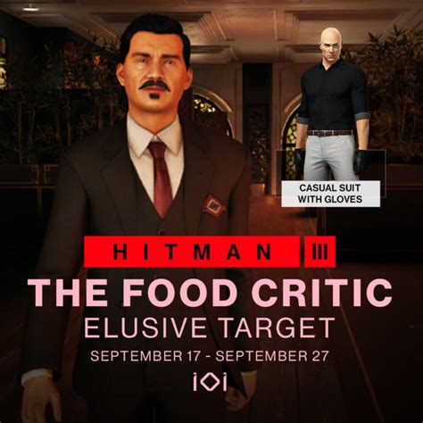 Elusive Target 12 The Food Critic Year 3 20 30 October 2023