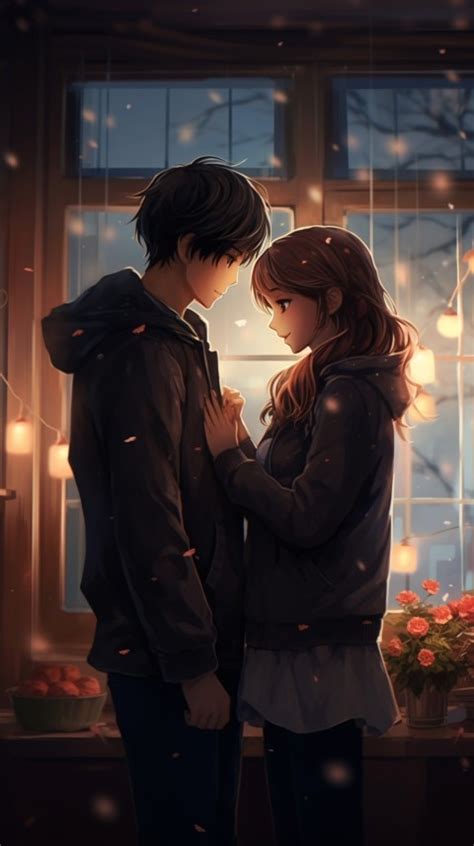 Cute Romantic Anime Couple in Room Aesthetic Feelings (43) - Photo ...