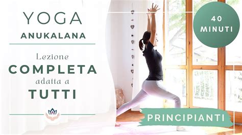 Yoga Per Principianti Lezione Completa Youtube