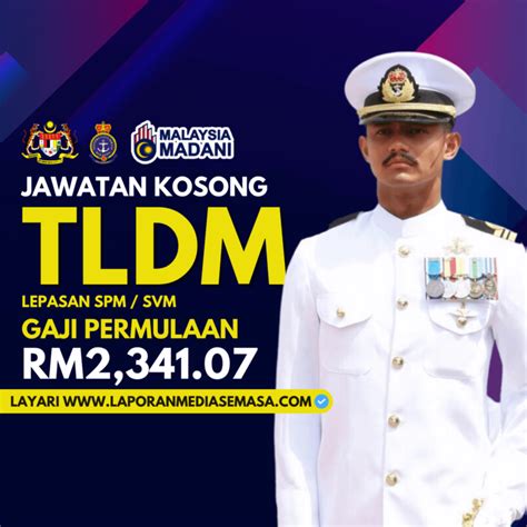 Permohonan Perajurit Muda TLDM Siri 228 24 Kelayakan Minima SPM