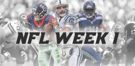 Week 1 Picks Nfl Sunday