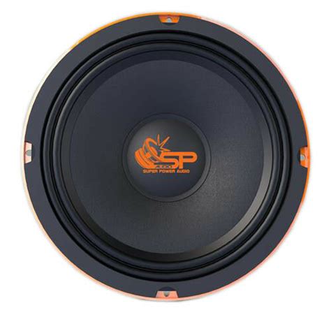 Sp Audio Sp8cm 4 Ohm Midrange 20 Cm 150 Watt Rms Coppia Slim Tech