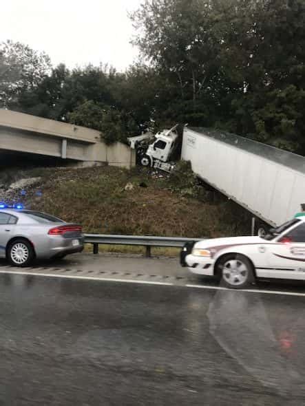 Tractor Trailer Driver Suffers Multiple Injuries When Truck Leaves Road