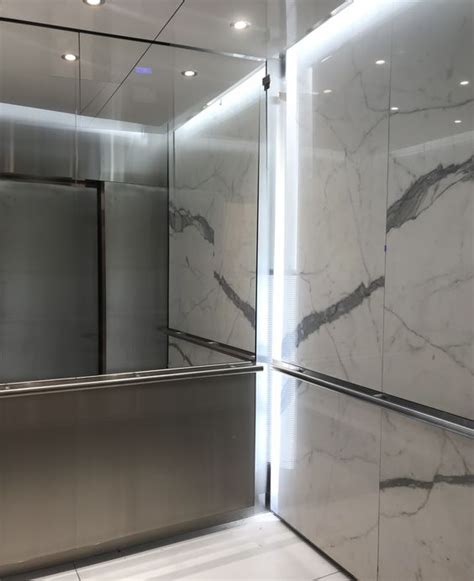 Lightweight Stone Marble And Granite Elevator Wall Panels Elevator