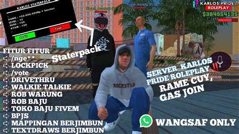 RIVIEW Server Gta Samp Karlos Pride Roleplay Server Dengan Fitur