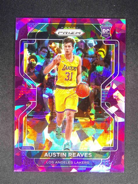 2021 22 Panini Prizm Austin Reaves 165 RC Rookie Purple Ice 149 Color