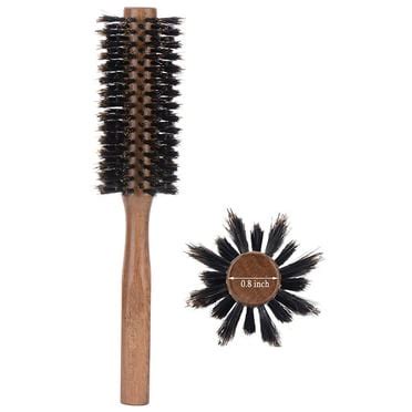 2 Small Round Brush for Blow Drying Short Hair-1 Inch, Roller Styling Hairbrush for Fine, Thin ...