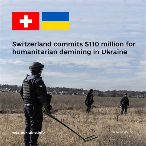 Switzerland Commits Million For Humanitarian Demining In Ukraine