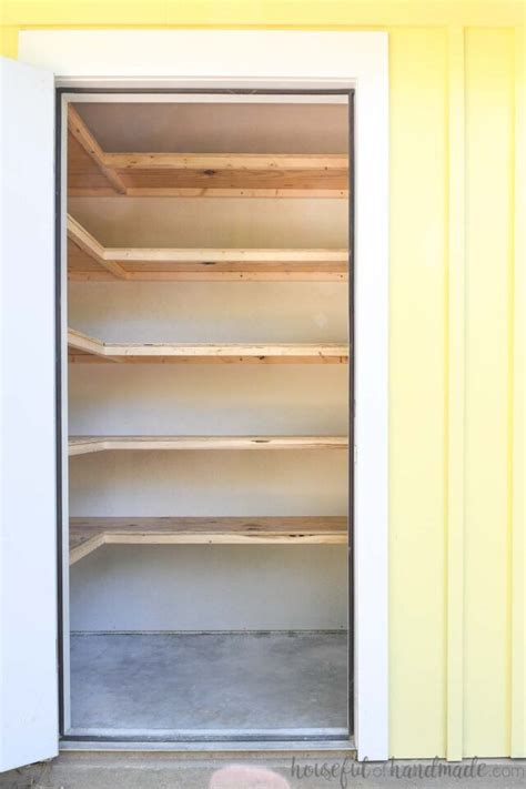 Easy DIY Storage Shelves - Houseful of Handmade