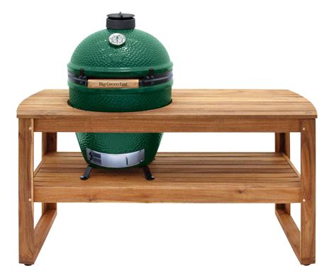 Big Green Egg Acacia Table For Large Egg • West Coast Bbq Shop San