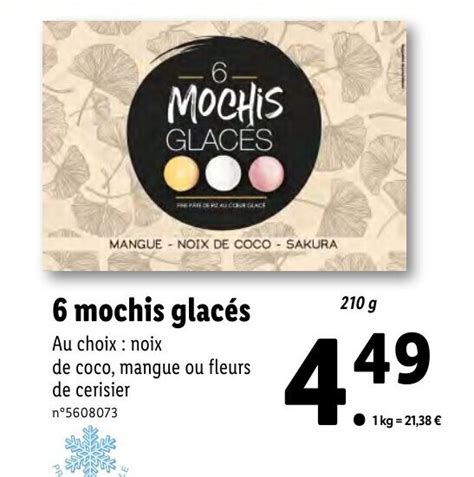 Promo Mochis Glac S Chez Lidl