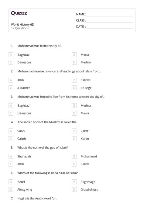 50 Social Studies Worksheets For 9th Grade On Quizizz Free And Printable