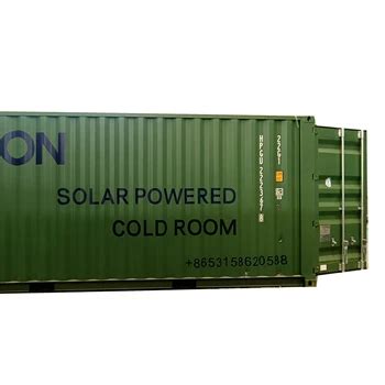 High Quality Ft Ft Container Freezer Solar Power Cold Room Cold