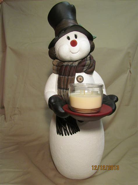 Ceramic Snowman Xl Snowman Hand Painted Snowman Handmade Etsy