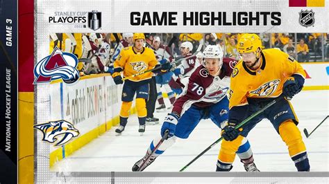 First Round Gm 3 Avalanche Predators 5 7 NHL Playoffs 2022 YouTube