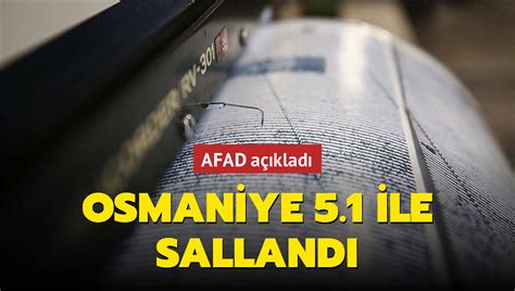 Son Dakika Haberi Osmaniye Ile Salland