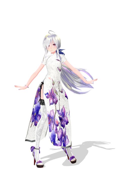 [mmd] Tda China Dress Haku Updated By Xxthecrystalgeodexx On Deviantart