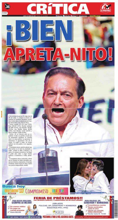 Diario Critica Pa On Twitter PortadaCri La Portada Del Diario De