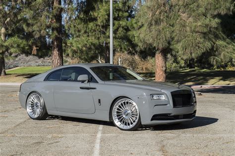 Gray Rolls Royce Wraith Showing Off Chrome Forgiato Rims | CARiD.com ...