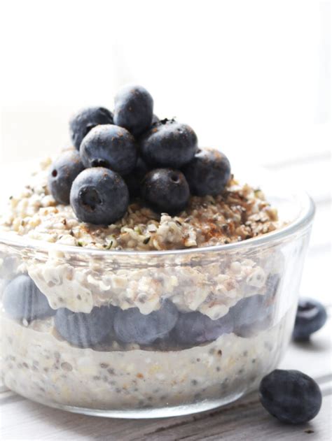 Vanilla Blueberry Overnight Oats Story Nikkis Plate