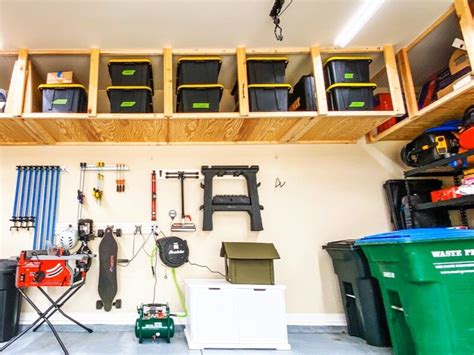 How To Build DIY Garage Storage Shelves — Crafted Workshop