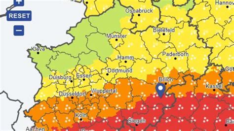 Heftige Unwetterfront Und Gar Kein Schnee Luftmassengrenze Spaltet Nrw