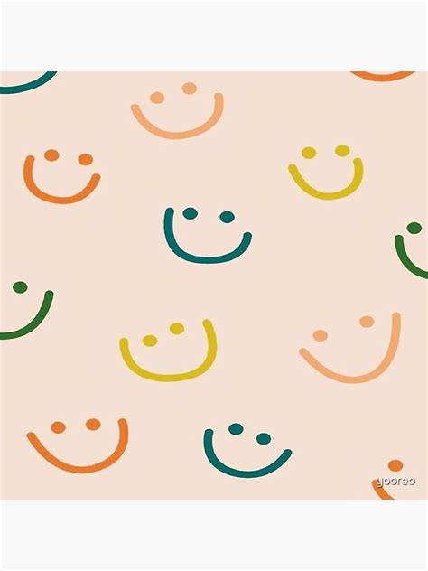Nude Smiley Print Sticker For Sale By Yooreo Redbubble