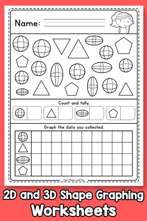 2d And 3d Shape Graphing Worksheets Easy Peasy And Fun Membership