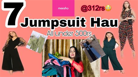 Meesho Trendy Jumpsuit Haul Under Rs 500 Summer Vacation Wear