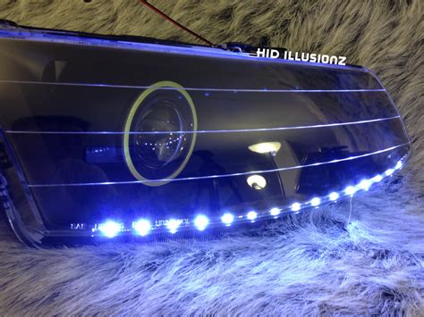 HID ILLUSIONZ Toyota Solara Morimoto Mini H1 Iris LED Angel Eyes LED