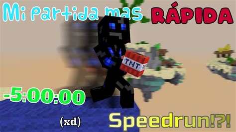 La Partida M S R Pida De Mi Vida En Bedwars Youtube