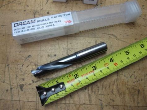 Yg1 Dream Drills 2xd 13mm Flat Bottom Drill 13 0x14 0x56x100 Alcrn D71 Ebay