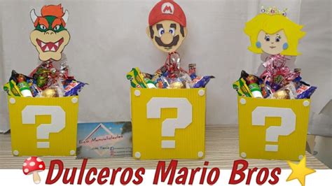 C Mo Hacer Dulceros De Mario Bros Para Fiestas Infantiles