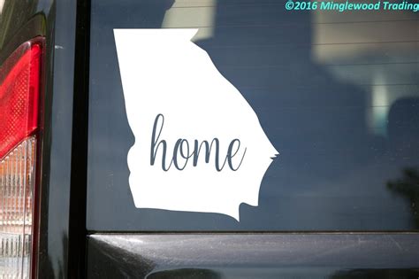 Georgia State Vinyl Decal Sticker 5 X 6 Home Ga Etsy