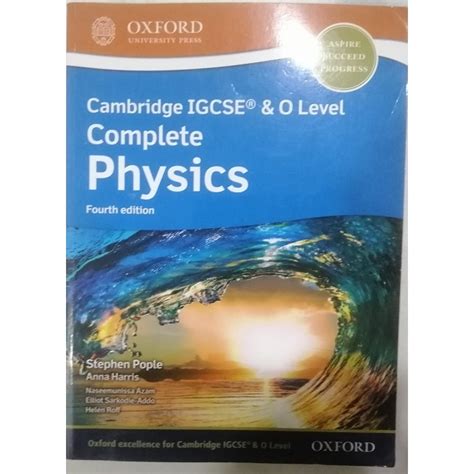 Used Cambridge Igcse Course Book Complete Physics For Cambridge Igcse