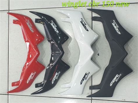 Winglet Wingled Kumis Honda Cbr New Facelift Bahan Fiber Mulus