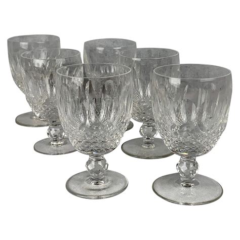 Set Of 6 Waterford Crystal Colleen Goblets At 1stdibs Waterford Crystal Goblets Waterford